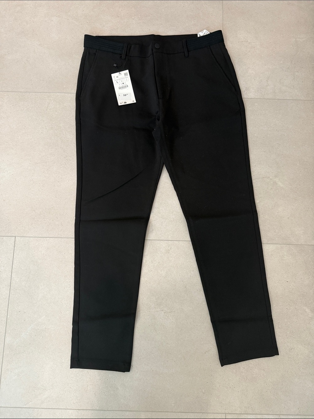 Zara Men's Black pants large